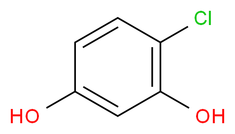 4-chlorobenzene-1,3-diol_分子结构_CAS_95-88-5