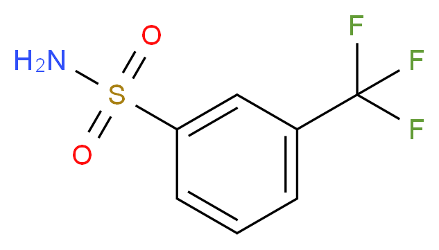 3-(Trifluoromethyl)benzenesulfonamide_分子结构_CAS_672-58-2)