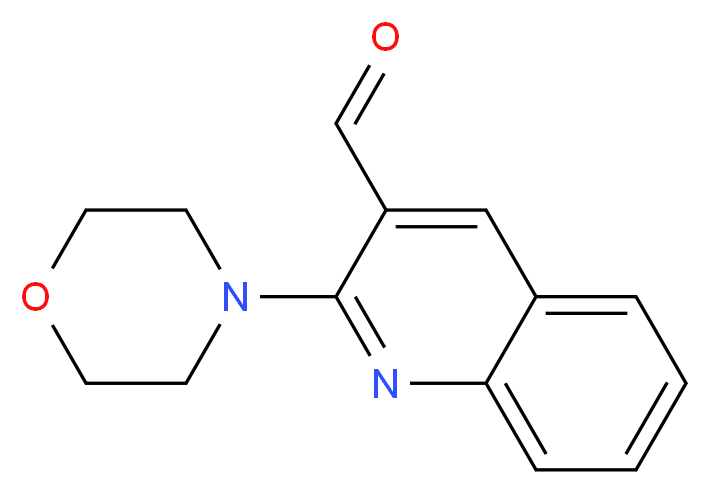 2-Morpholin-4-yl-quinoline-3-carbaldehyde_分子结构_CAS_326008-62-2)