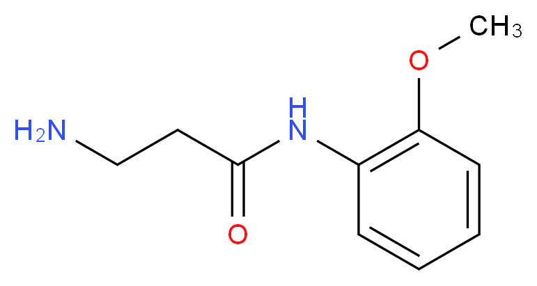 N~1~-(2-methoxyphenyl)-beta-alaninamide_分子结构_CAS_938515-94-7)