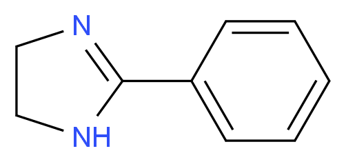 2-phenyl-4,5-dihydro-1H-imidazole_分子结构_CAS_936-49-2)