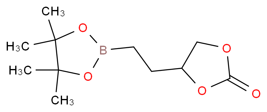 2-(1,3-二氧合-2-酮-4-基)-1-乙基硼酸频哪酯_分子结构_CAS_501014-47-7)