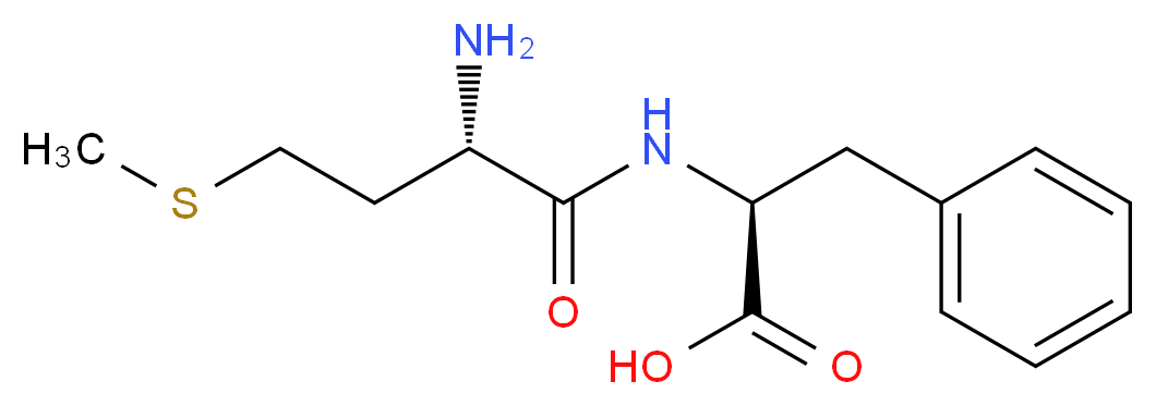 (2S)-2-[(2S)-2-amino-4-(methylsulfanyl)butanamido]-3-phenylpropanoic acid_分子结构_CAS_14492-14-9