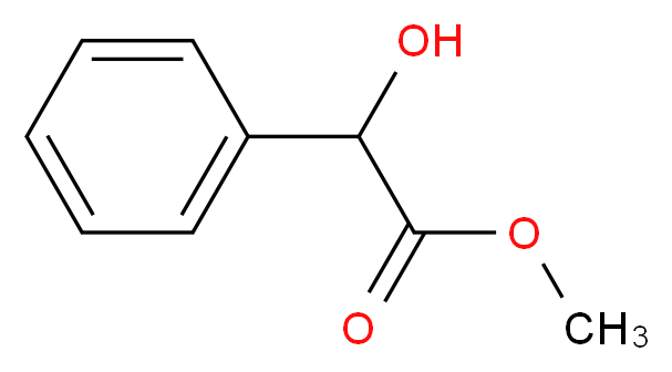 methyl 2-hydroxy-2-phenylacetate_分子结构_CAS_)