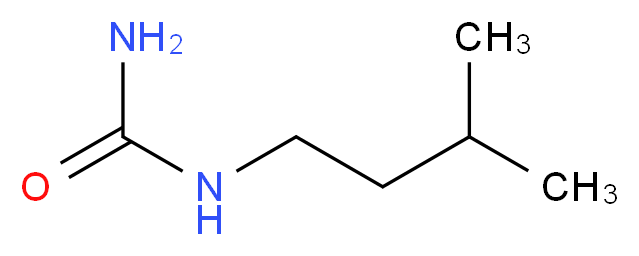 (3-Methyl-butyl)-urea_分子结构_CAS_628-49-9)