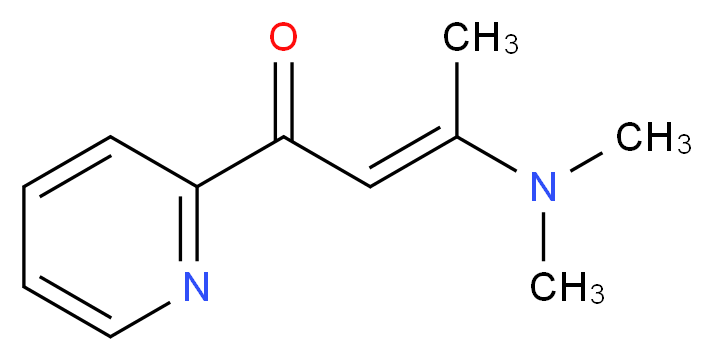3-(Dimethylamino)-1-(2-pyridinyl)-2-buten-1-one_分子结构_CAS_)