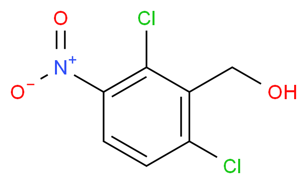 (2,6-dichloro-3-nitrophenyl)methanol_分子结构_CAS_160647-01-8)