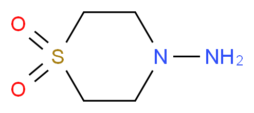 4-AMinothioMorpholine 1,1-dioxide_分子结构_CAS_26494-76-8)