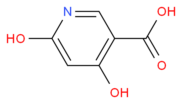 4,6-Dihydroxynicotinic acid_分子结构_CAS_5466-62-6)