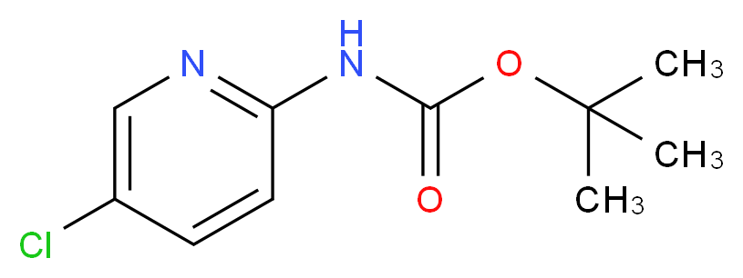 TERT-BUTYL 5-CHLOROPYRIDIN-2-YLCARBAMATE_分子结构_CAS_354503-86-9)