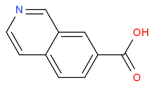 Isoquinoline-7-carboxylic acid_分子结构_CAS_221050-96-0)