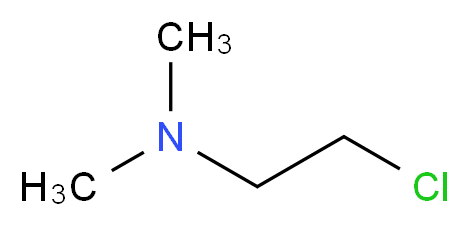 (2-chloroethyl)dimethylamine_分子结构_CAS_107-99-3