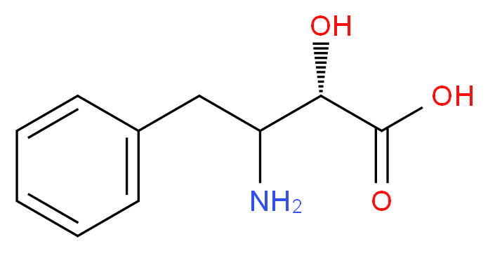 (2S)-3-amino-2-hydroxy-4-phenylbutanoic acid_分子结构_CAS_62023-62-5