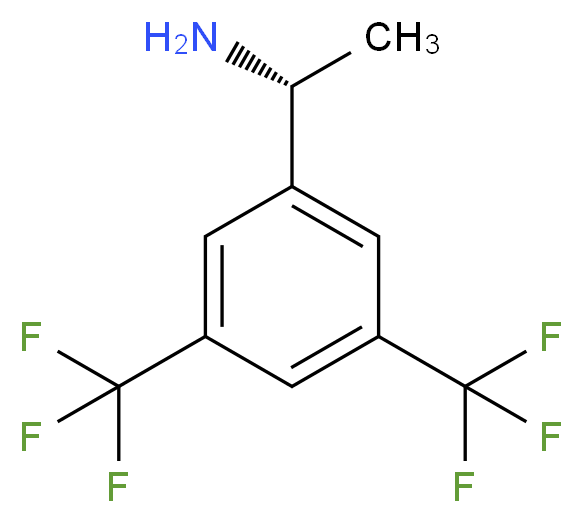 (R)-1-[3,5-Bis(trifluoromethyl)phenyl]ethylamine_分子结构_CAS_127733-47-5)