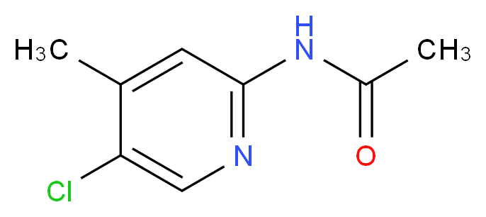 2-ACETAMIDO-5-CHLORO-4-PICOLINE_分子结构_CAS_148612-16-2)