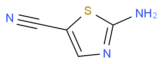 2-Amino-1,3-thiazole-5-carbonitrile_分子结构_CAS_51640-52-9)