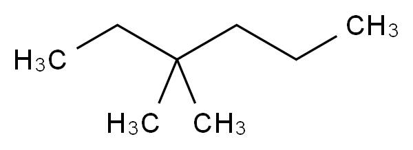 3,3-DIMETHYL HEXANE_分子结构_CAS_563-16-6)