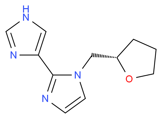 1-[(2S)-tetrahydrofuran-2-ylmethyl]-1H,1'H-2,4'-biimidazole_分子结构_CAS_)