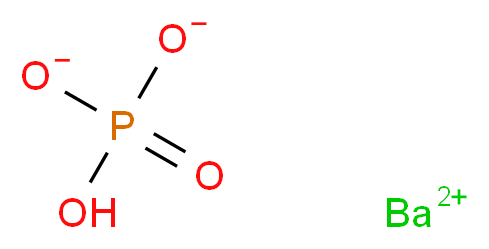 barium(2+) ion hydrogen phosphate_分子结构_CAS_10048-98-3