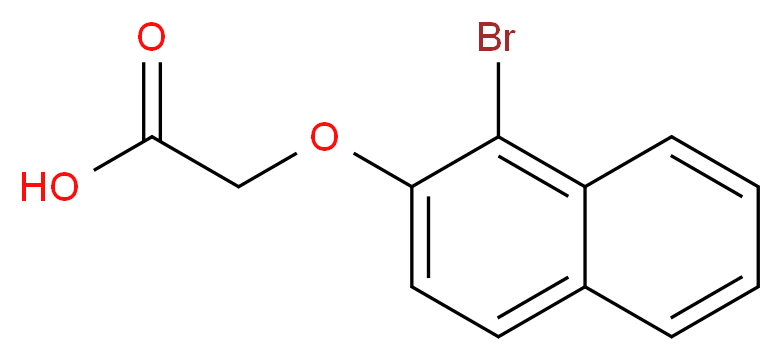 2-[(1-Bromo-2-naphthyl)oxy]acetic acid_分子结构_CAS_)