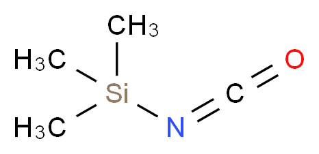 三甲基硅基异氰酸酯_分子结构_CAS_1118-02-1)