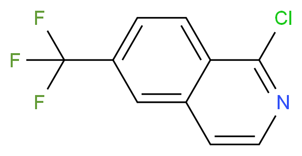 1-chloro-6-(trifluoromethyl)isoquinoline_分子结构_CAS_1196152-92-7)