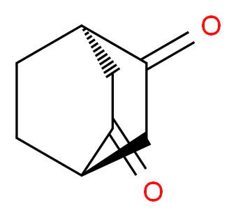 (1R,4R)-双环[2.2.2]辛烷-2,5-二酮_分子结构_CAS_76478-53-0)