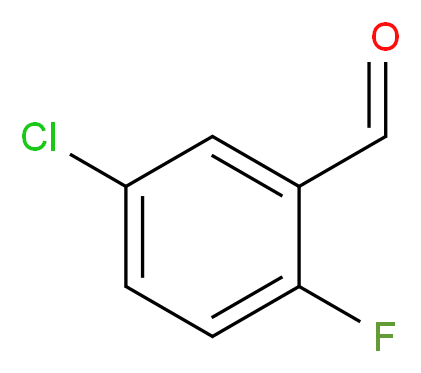 5-chloro-2-fluorobenzaldehyde_分子结构_CAS_96515-79-6