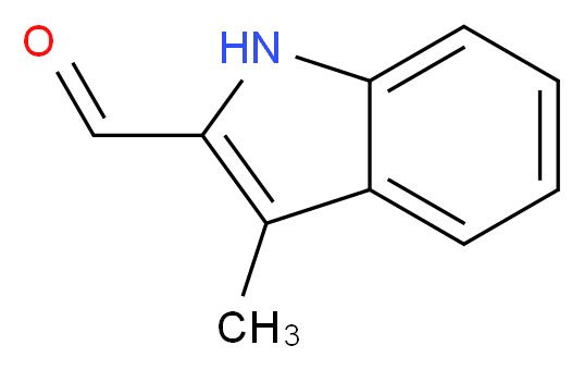 3-Methyl-1H-indole-2-carbaldehyde_分子结构_CAS_5257-24-9)