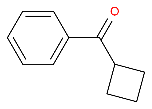 cyclobutyl(phenyl)methanone_分子结构_CAS_5407-98-7