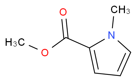 Methyl 1-methyl-1H-pyrrole-2-carboxylate_分子结构_CAS_37619-24-2)