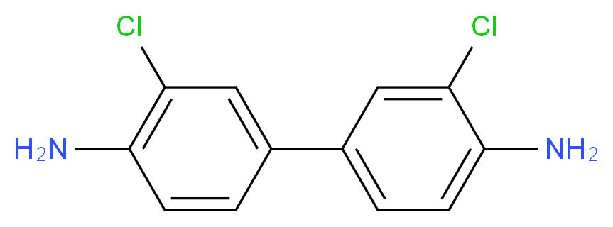 4-(4-amino-3-chlorophenyl)-2-chloroaniline_分子结构_CAS_91-94-1