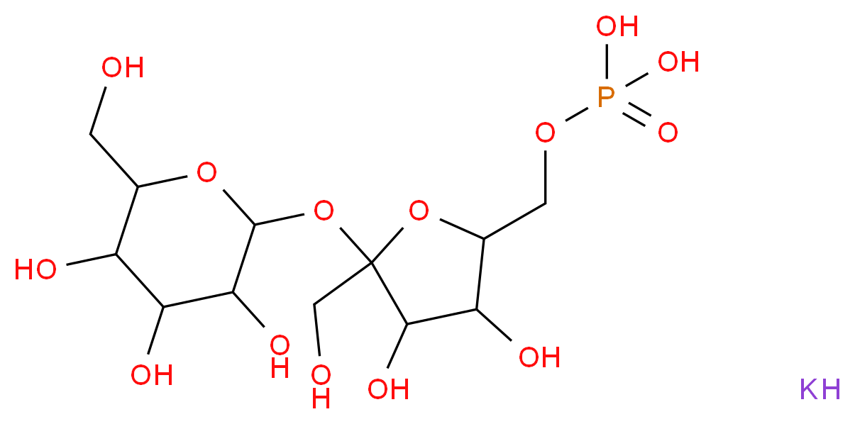 Sucrose 6′-monophosphate dipotassium salt_分子结构_CAS_36064-19-4)