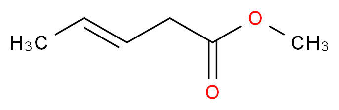 methyl (3E)-pent-3-enoate_分子结构_CAS_20515-19-9