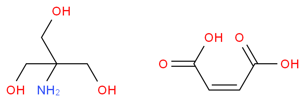 (2Z)-but-2-enedioic acid; 2-amino-2-(hydroxymethyl)propane-1,3-diol_分子结构_CAS_72200-76-1