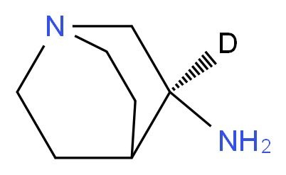 (3S)-Aminoquinuclidine-D1 Dihydrochloride_分子结构_CAS_)