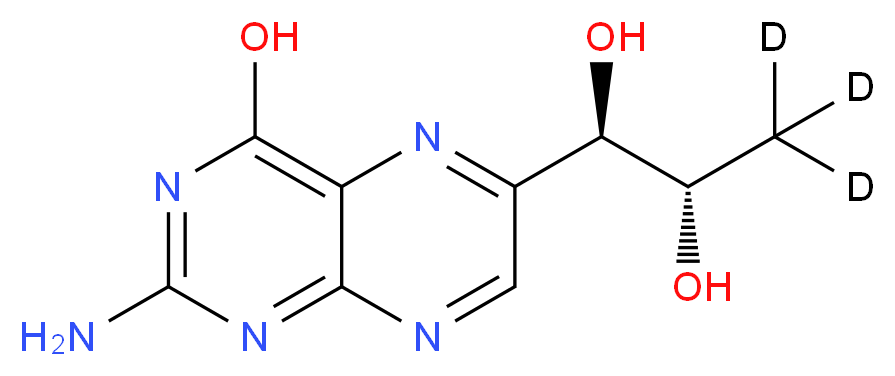 Biopterin-d3_分子结构_CAS_1217838-71-5)