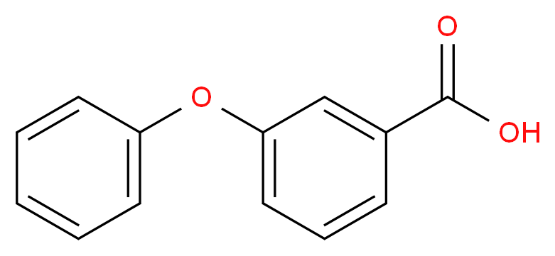 3-苯氧基苯甲酸_分子结构_CAS_3739-38-6)