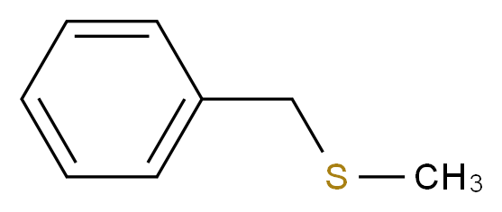 [(methylsulfanyl)methyl]benzene_分子结构_CAS_766-92-7