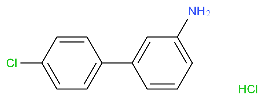 3-(4-chlorophenyl)aniline hydrochloride_分子结构_CAS_1172831-13-8