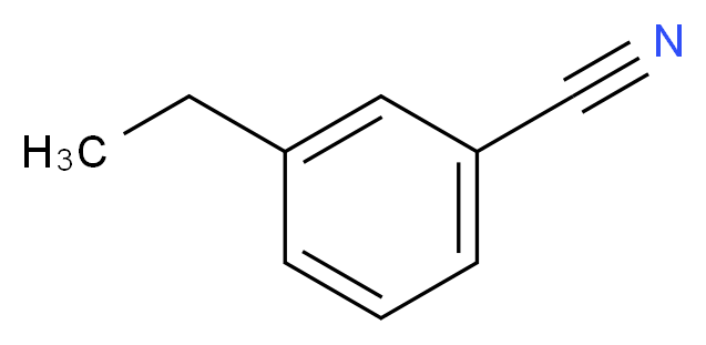 3-Ethylbenzonitrile_分子结构_CAS_34136-57-7)