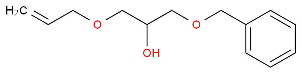 1-(Phenylmethoxy)-3-(2-propen-1-yloxy)-2-propanol_分子结构_CAS_83016-75-5)