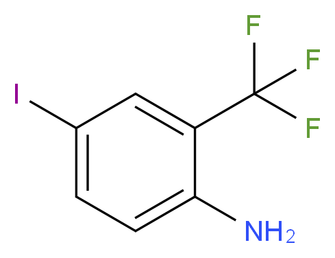 4-iodo-2-(trifluoromethyl)aniline_分子结构_CAS_97760-97-9