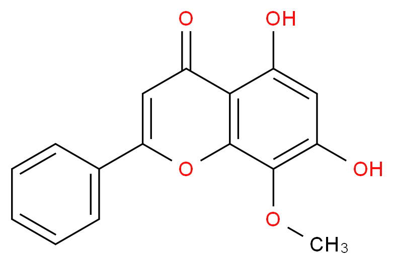 Wogonin_分子结构_CAS_632-85-9)