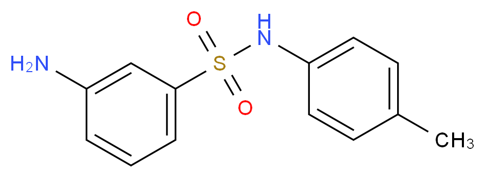 3-Amino-N-(p-tolyl)benzenesulfonamide_分子结构_CAS_372096-56-5)