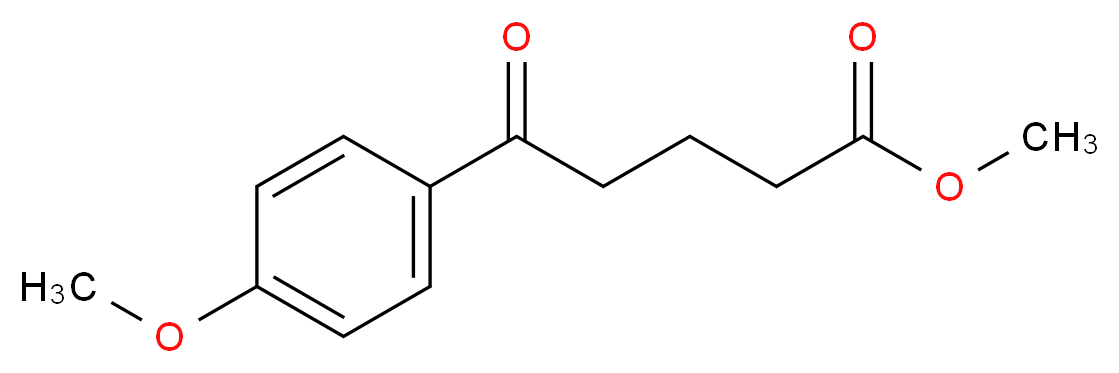 Methyl 5-(4-methoxyphenyl)-5-oxopentanoate_分子结构_CAS_1847-68-3)