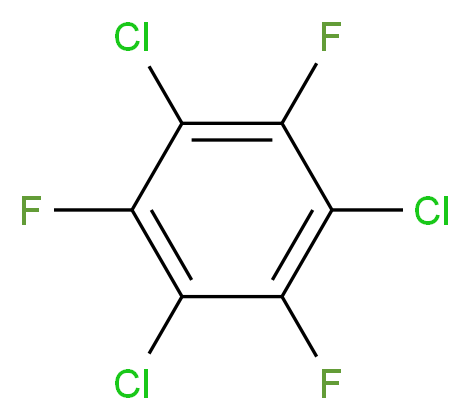 1,3,5-trichloro-2,4,6-trifluorobenzene_分子结构_CAS_319-88-0