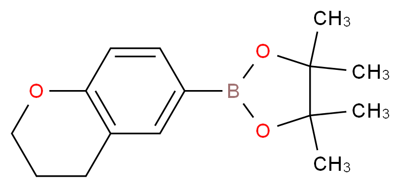 6-(4,4,5,5-tetramethyl-1,3,2-dioxaborolan-2-yl)chroman_分子结构_CAS_1002727-88-9)