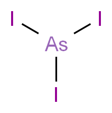 ARSENIC TRIIODIDE_分子结构_CAS_7784-45-4)