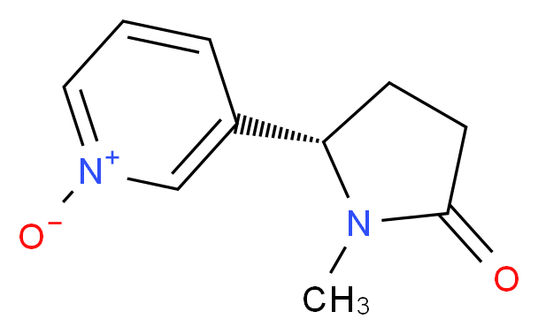 3-[(2S)-1-methyl-5-oxopyrrolidin-2-yl]pyridin-1-ium-1-olate_分子结构_CAS_36508-80-2